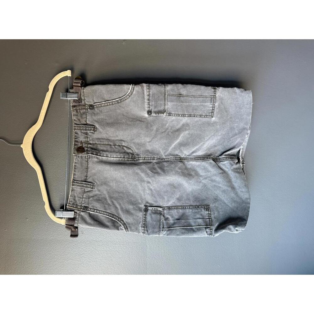 Free People Women's Gray Cargo Mini Skirt size  26